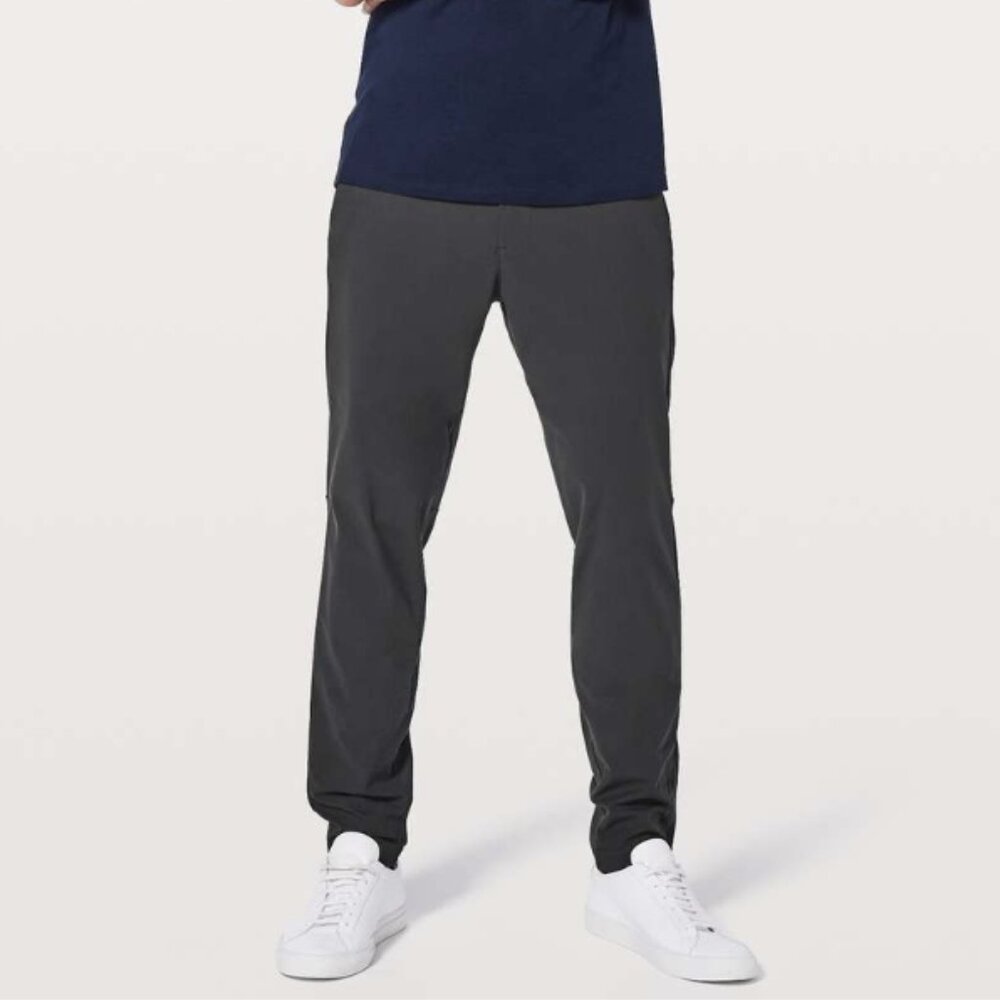 Lululemon Commission Pant Slim *Warpstreme 28" Obsidian Gray Chino Size 31